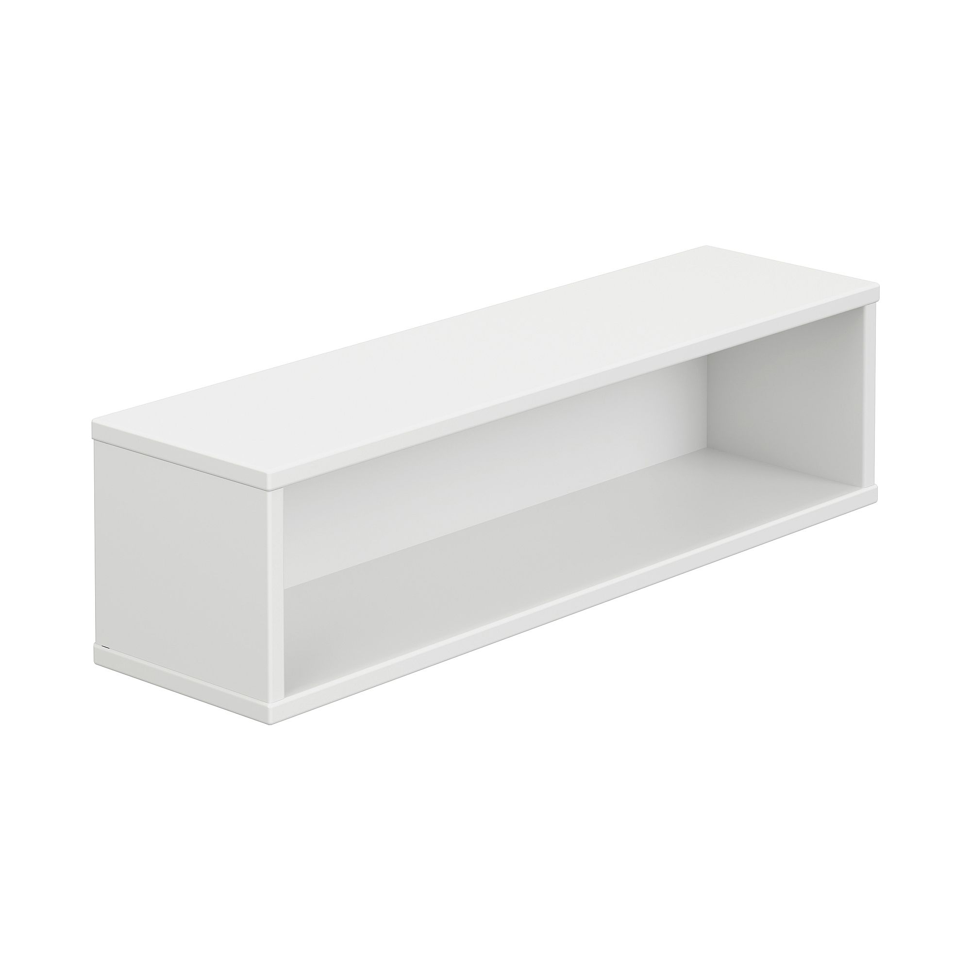 Wandregal Wandbox, rechteckig lang, 70 x 18,5 cm, Kreideweiß Wandregal Wandbox, rechteckig lang, 70 x 18,5 cm, Kreideweiß